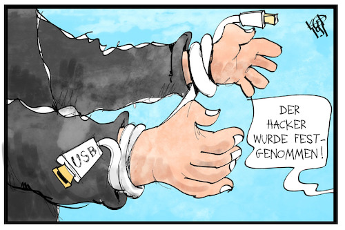 Hacker-Festnahme Hacker-Festnahme