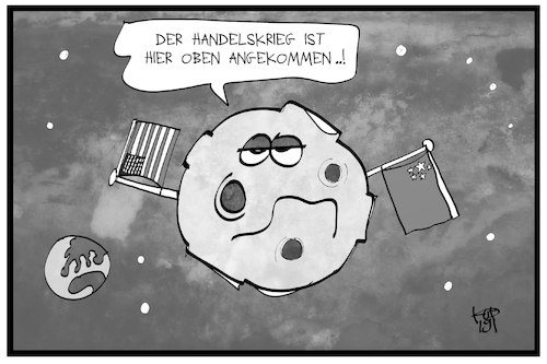 Handelskrieg auf dem Mond