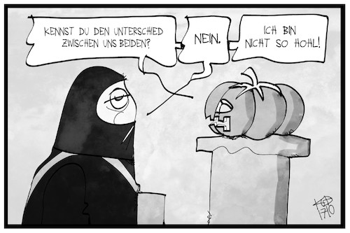 Cartoon: Hohler Terrorismus (medium) by Kostas Koufogiorgos tagged karikatur,koufogiorgos,illustration,cartoon,terrorismus,kürbis,kopf,terrorist,halloween,karikatur,koufogiorgos,illustration,cartoon,terrorismus,kürbis,kopf,terrorist,halloween