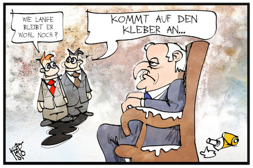 Cartoon: Horst Seehofer (medium) by Kostas Koufogiorgos tagged karikatur,koufogiorgos,illustration,cartoon,seehofer,partei,vorsitz,kleber,csu,union,politik,job,posten,karikatur,koufogiorgos,illustration,cartoon,seehofer,partei,vorsitz,kleber,csu,union,politik,job,posten