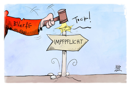 Cartoon: Impfpflicht (medium) by Kostas Koufogiorgos tagged karikatur,koufogiorgos,illustration,cartoon,bverfg,bundesverfassungsgericht,richter,urteil,impfpflicht,gesundheitswesen,karikatur,koufogiorgos,illustration,cartoon,bverfg,bundesverfassungsgericht,richter,urteil,impfpflicht,gesundheitswesen