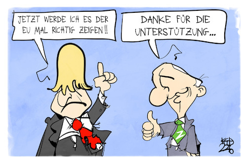 Johnson und Putin Johnson und Putin