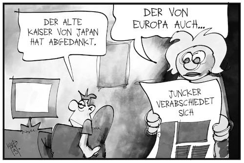 Juncker dankt ab Juncker dankt ab