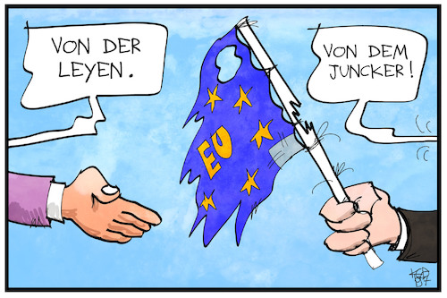 Juncker und von der Leyen Juncker und von der Leyen