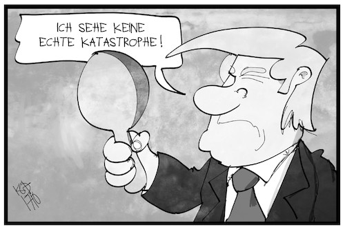 Cartoon: Katastrophe Trump (medium) by Kostas Koufogiorgos tagged karikatur,koufogiorgos,illustration,cartoon,katastrophe,trump,spiegel,krisenmanagment,usa,präsident,eitelkeit,karikatur,koufogiorgos,illustration,cartoon,katastrophe,trump,spiegel,krisenmanagment,usa,präsident,eitelkeit