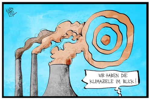 Cartoon: Klimaziele (medium) by Kostas Koufogiorgos tagged karikatur,koufogiorgos,illustration,cartoon,klimaziel,klima,zielscheibe,kohle,umwelt,verschmutzung,energie,karikatur,koufogiorgos,illustration,cartoon,klimaziel,klima,zielscheibe,kohle,umwelt,verschmutzung,energie