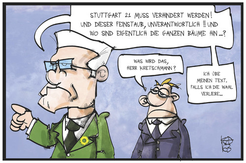 Kretschmann übt