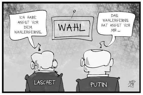 Cartoon: Laschet und Putin (medium) by Kostas Koufogiorgos tagged karikatur,koufogiorgos,illustration,cartoon,laschet,putin,russland,nrw,kommunalwahl,regionalwahl,karikatur,koufogiorgos,illustration,cartoon,laschet,putin,russland,nrw,kommunalwahl,regionalwahl