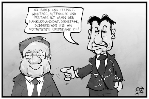 Laschet und Söder einigen sich Laschet und Söder einigen sich