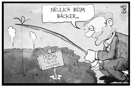 Cartoon: Lindner beim Bäcker (medium) by Kostas Koufogiorgos tagged karikatur,koufogiorgos,illustration,cartoon,lindner,fdp,liberal,demokraten,sumpf,rechtspopulismus,bäcker,bäckerei,anekdote,politik,fischen,wähler,karikatur,koufogiorgos,illustration,cartoon,lindner,fdp,liberal,demokraten,sumpf,rechtspopulismus,bäcker,bäckerei,anekdote,politik,fischen,wähler