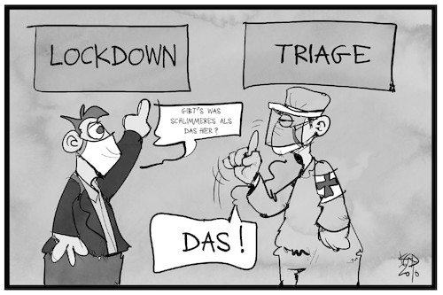 Lockdown und Triage