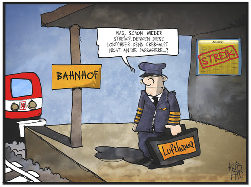 Lokführer-Streik Lokführer-Streik