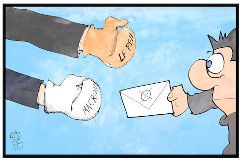 Macron und Le Pen Macron und Le Pen