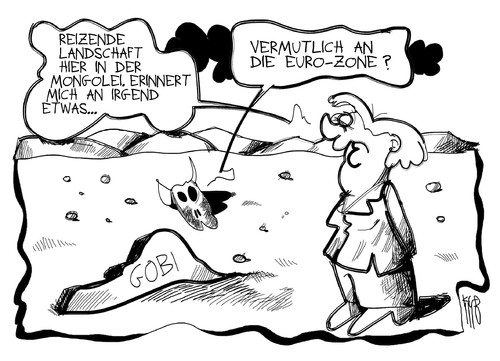 Merkel in der Mongolei Merkel in der Mongolei