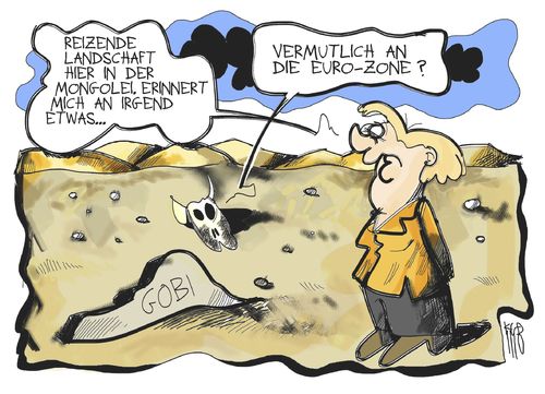 Merkel in der Mongolei Merkel in der Mongolei