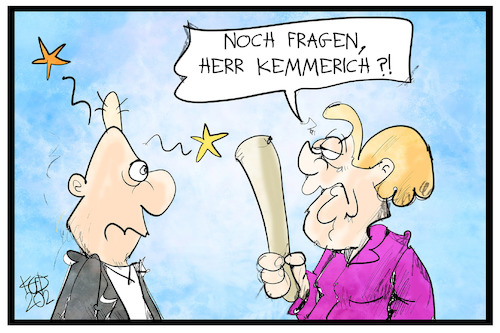 Merkel und Kemmerich