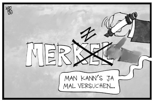 Merkel und Merz