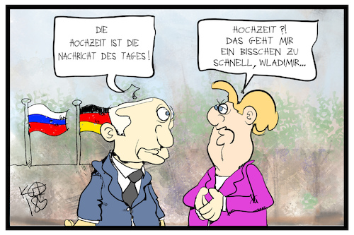 Merkel und Putin