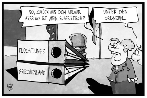 Merkels Arbeitsalltag Merkels Arbeitsalltag