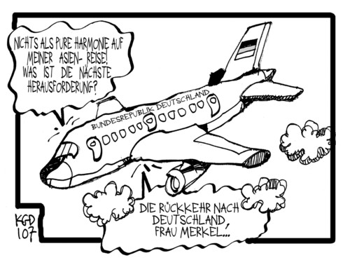 Merkels Asienreise Merkels Asienreise