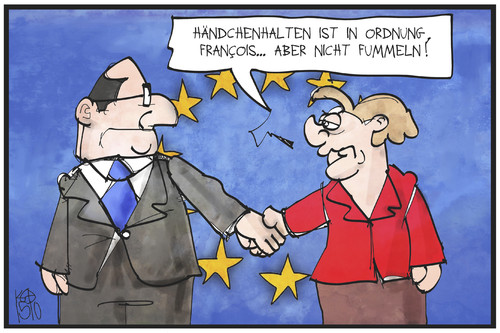 Cartoon: Merkollande (medium) by Kostas Koufogiorgos tagged karikatur,koufogiorgos,illustration,cartoon,merkel,hollande,europa,eu,parlament,rede,hand,verbindung,einigkeit,union,politik,politiker,frankreich,deutschland,karikatur,koufogiorgos,illustration,cartoon,merkel,hollande,europa,eu,parlament,rede,hand,verbindung,einigkeit,union,politik,politiker,frankreich,deutschland