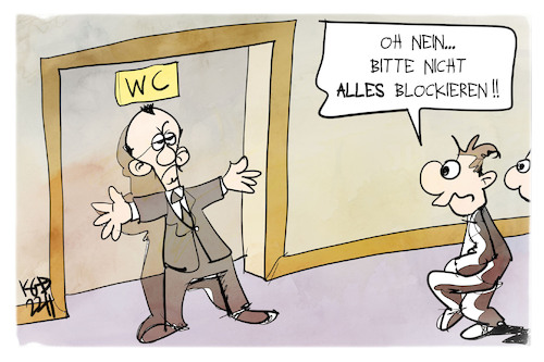 Merz blockiert Merz blockiert