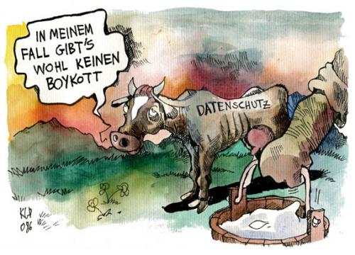 Milchboykott und Datenschutz Milchboykott und Datenschutz