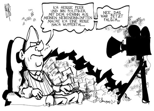 Cartoon: Nebeneinkünfte (medium) by Kostas Koufogiorgos tagged koufogiorgos,kostas,karikatur,transparenz,geld,gewinn,steinbrück,nebeneinkünfte,nebeneinkünfte,steinbrück,gewinn,geld,transparenz,karikatur,kostas,koufogiorgos