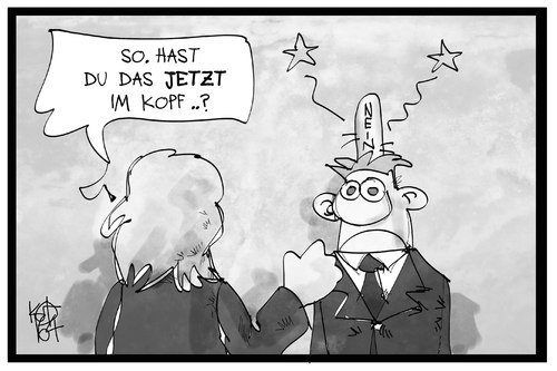 Cartoon: Nein heißt Nein (medium) by Kostas Koufogiorgos tagged karikatur,koufogiorgos,illustration,cartoon,nein,mann,frau,sexualstrafrecht,gewalt,karikatur,koufogiorgos,illustration,cartoon,nein,mann,frau,sexualstrafrecht,gewalt