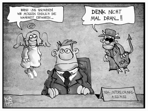 Cartoon: NSA-Untersuchungsausschuss (medium) by Kostas Koufogiorgos tagged karikatur,koufogiorgos,illustration,cartoon,nsa,untersuchungsausschuss,snowden,geheimdienst,agent,usa,engelchen,teufelchen,entscheidung,anhörung,zeuge,befragung,aussage,politik,aufklärung,karikatur,koufogiorgos,illustration,cartoon,nsa,untersuchungsausschuss,snowden,geheimdienst,agent,usa,engelchen,teufelchen,entscheidung,anhörung,zeuge,befragung,aussage,politik,aufklärung