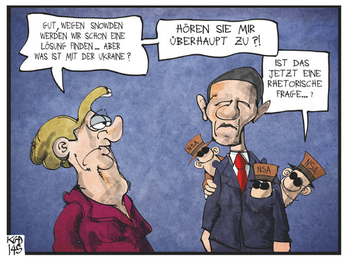 Obama hört auf Merkel