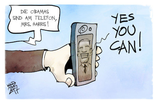Obama unterstützt Harris Obama unterstützt Harris