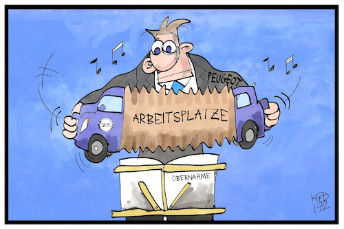 Cartoon: Opel-Arbeitsplätze (medium) by Kostas Koufogiorgos tagged karikatur,koufogiorgos,illustration,cartoon,opel,peugeot,arbeitsplätze,akkordeon,zusammendrücken,reduzieren,übernahme,wirtschaft,autobauer,arbeit,musik,karikatur,koufogiorgos,illustration,cartoon,opel,peugeot,arbeitsplätze,akkordeon,zusammendrücken,reduzieren,übernahme,wirtschaft,autobauer,arbeit,musik