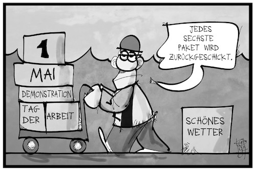 Paketzustellung im Mai Paketzustellung im Mai