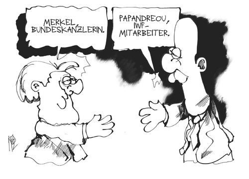 Papandreou und Merkel Papandreou und Merkel
