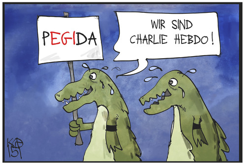 PEGIDA in Trauer PEGIDA in Trauer