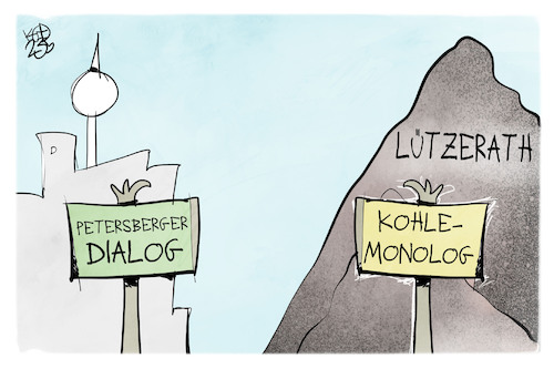 Petersberger Dialog vs. Kohle-Mo Petersberger Dialog vs. Kohle-Mo