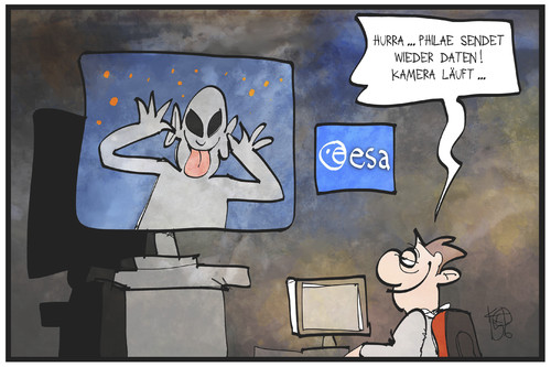 Philae sendet Philae sendet