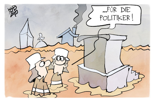 Politiker und das Hochwasser Politiker und das Hochwasser