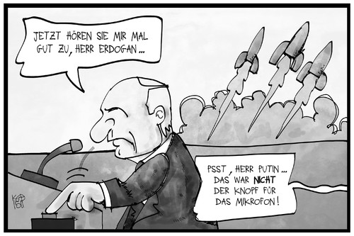 Putin droht Erdogan Putin droht Erdogan