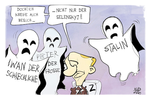 Putin kriegt Besuch Putin kriegt Besuch