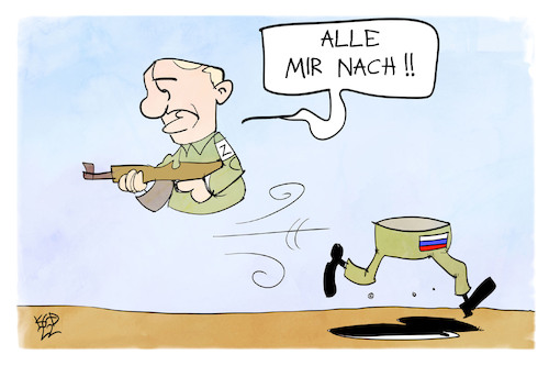 Putin macht mobil