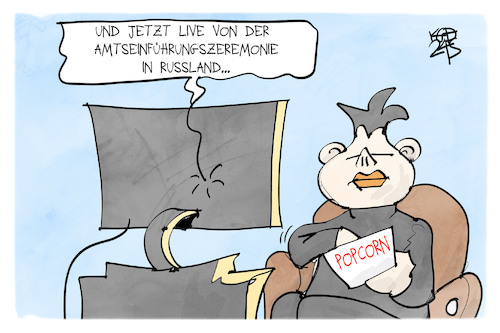 Putins Amtseinführung Putins Amtseinführung