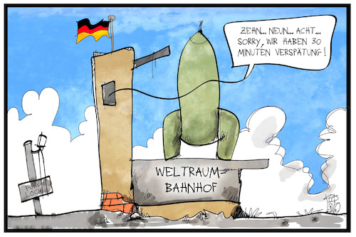 Raketen-Verspätung Raketen-Verspätung