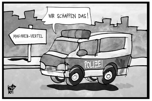 Razzia in Düsseldorf Razzia in Düsseldorf