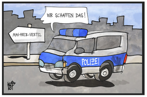 Razzia in Düsseldorf