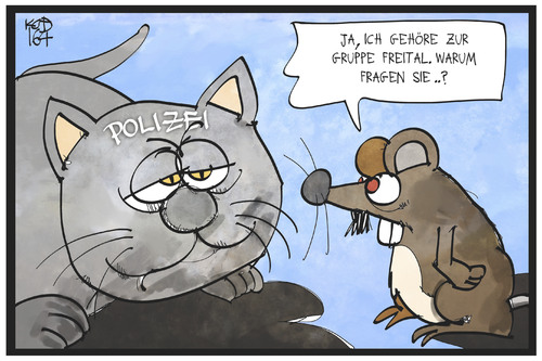Razzia in Freital Razzia in Freital