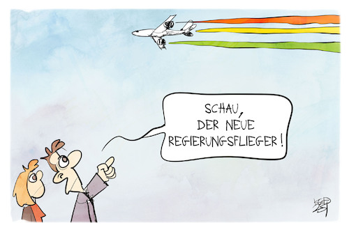 Cartoon: Regierungsflieger (medium) by Kostas Koufogiorgos tagged karikatur,koufogiorgos,regierungsflieger,konrad,adenauer,ampel,flugzeug,karikatur,koufogiorgos,regierungsflieger,konrad,adenauer,ampel,flugzeug