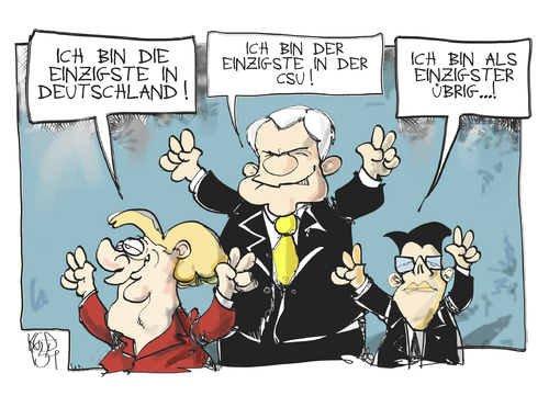 Cartoon: Regierungskoalition (medium) by Kostas Koufogiorgos tagged fdp,csu,cdu,rösler,seehofer,merkel,regierungskoalition,koufogiorgos,karikatur,wahl,regierung,umfrage,regierungskoalition,merkel,seehofer,rösler,cdu,csu,fdp,umfrage,regierung,wahl,karikatur,koufogiorgos