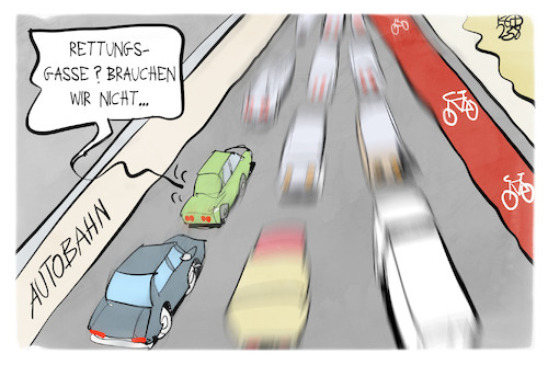 Rettungsgasse Rettungsgasse